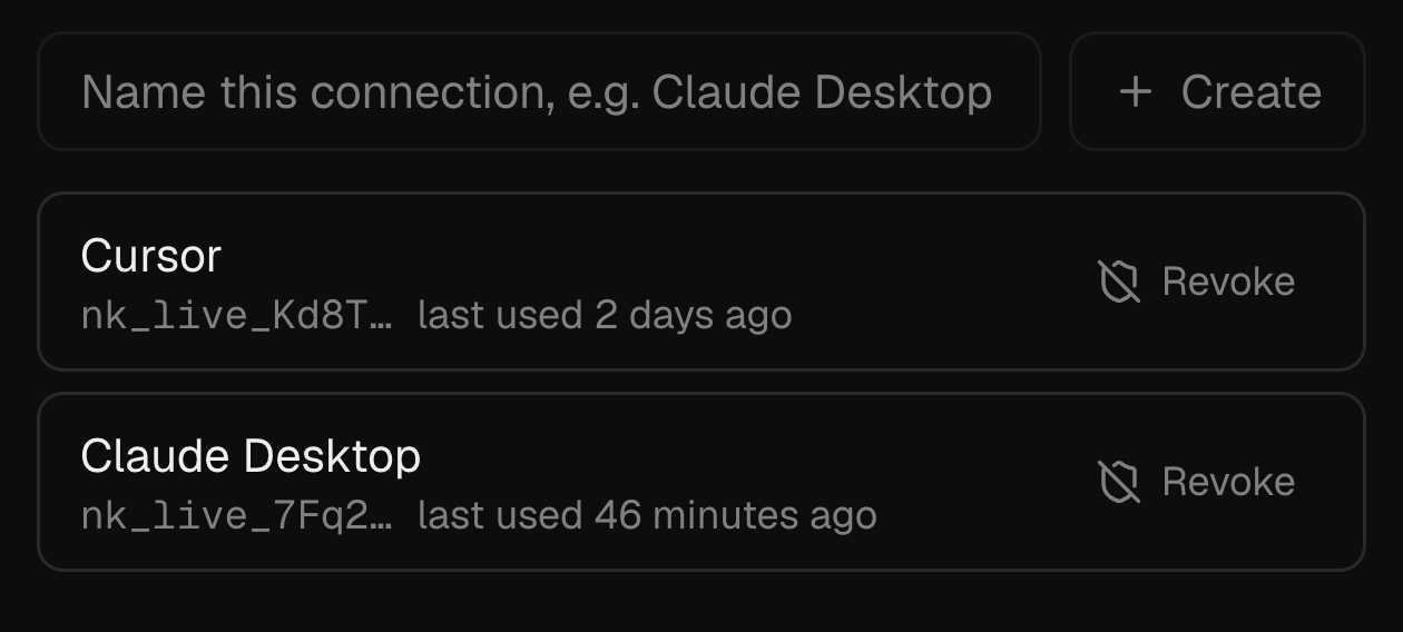 The Agent Connect settings with two connected assistants
